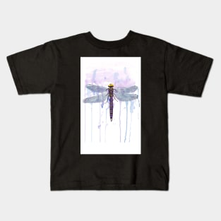 Dragonfly Watercolor Kids T-Shirt